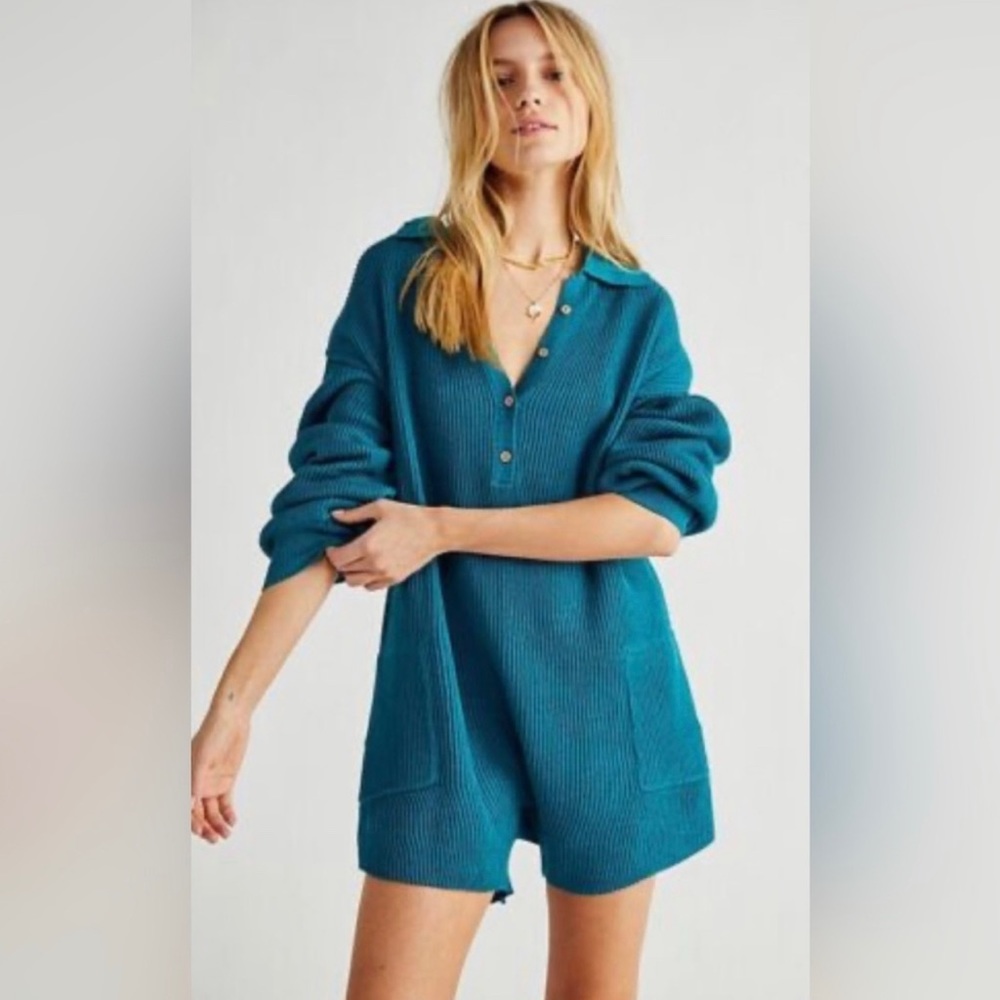 Free People Picnic Sweater romper - size Large